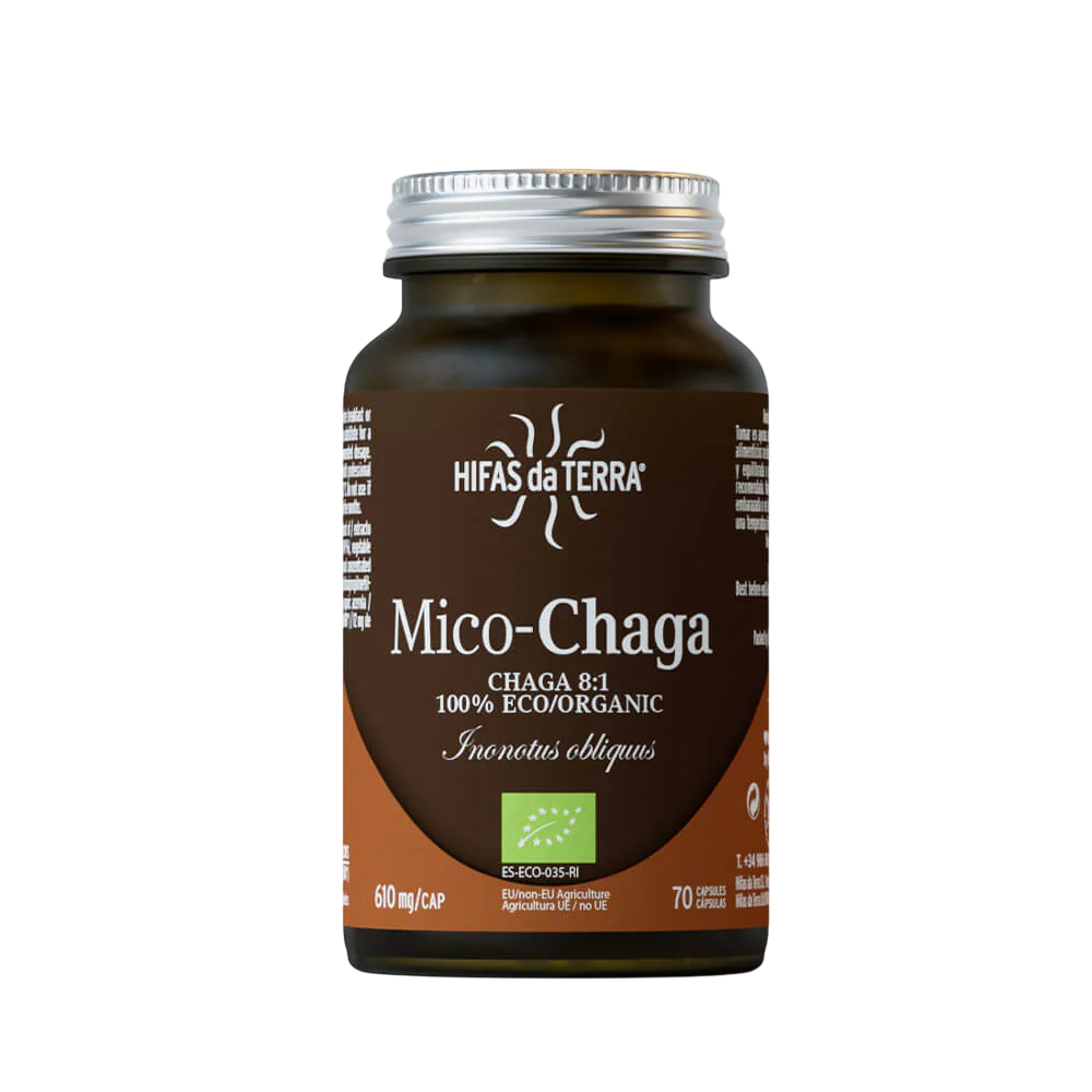 Mico-Chaga 70 cápsulas de Hifas da Terra