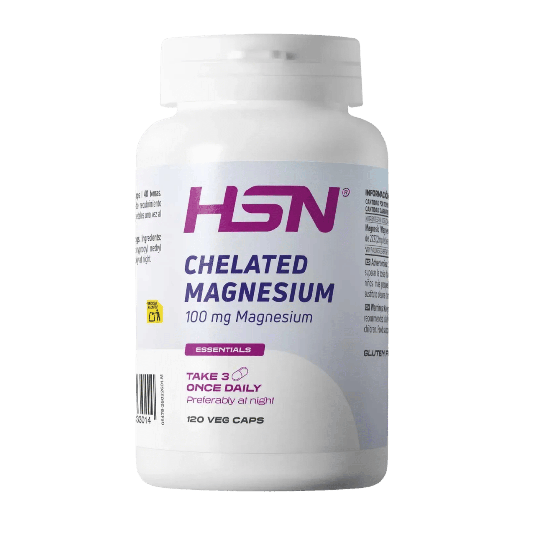 HSN Bisglicinato de Magnesio 100 mg 120 cápsulas