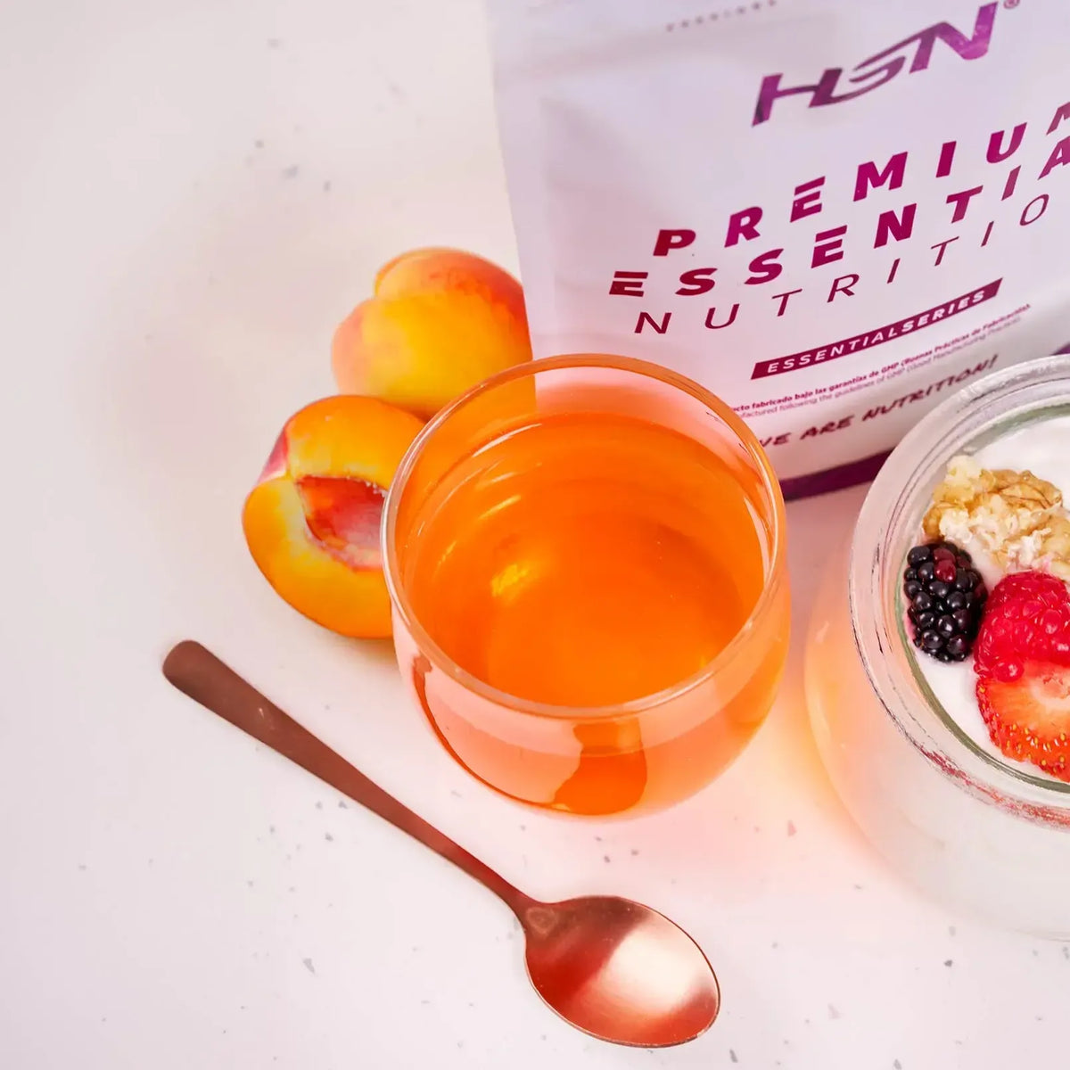 HSN PMOS Complex en polvo 150 g sabor melocotón