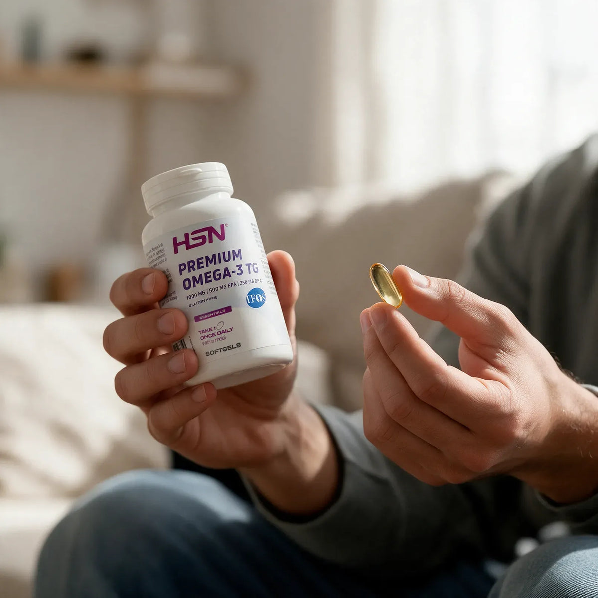 HSN Premium Omega 3 TG IFOS 1000 mg 120 perlas modo de uso