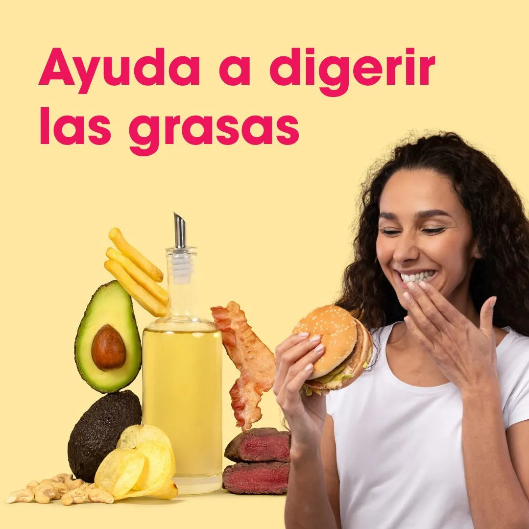 Intoleran Lipase Mix ayuda a digerir las grasas