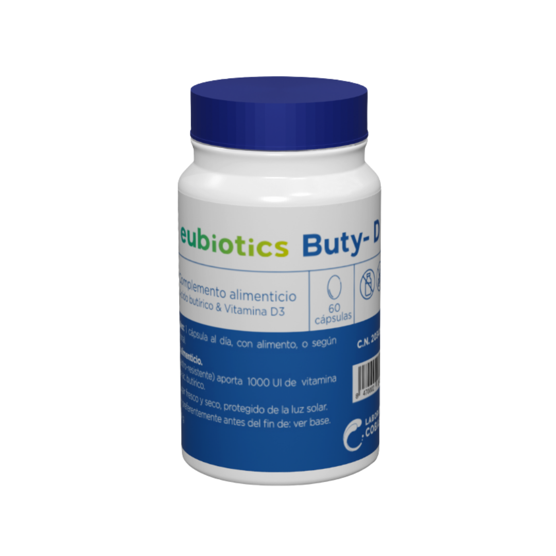 Eubiotics Buty-D 60 cápsulas de Laboratorio Cobas