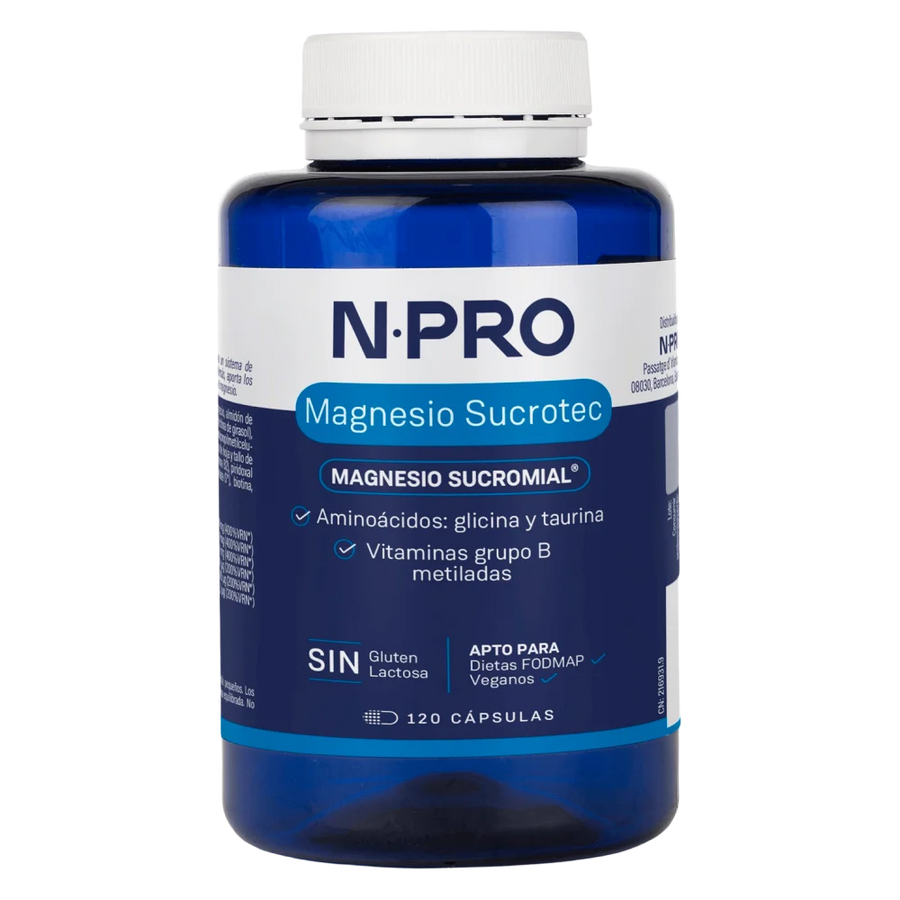 Magnesio Sucrotec 120 cápsulas de NPRO