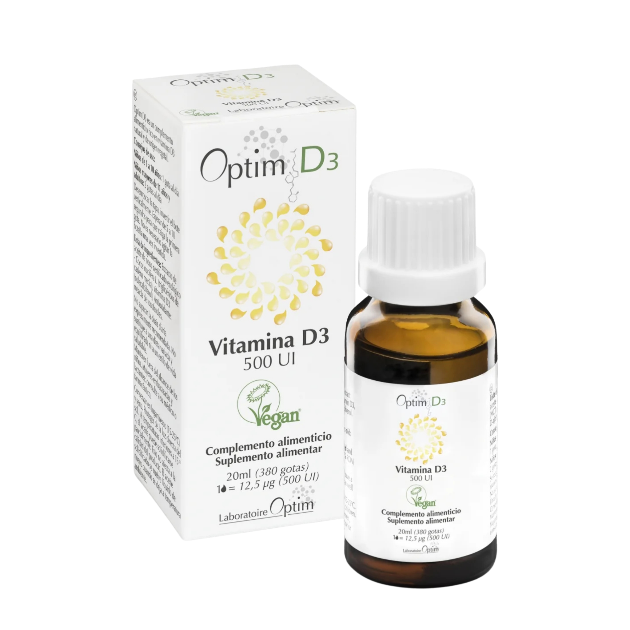 Optim D3 (Vitamina D3 500 UI) 20 ml de Optim