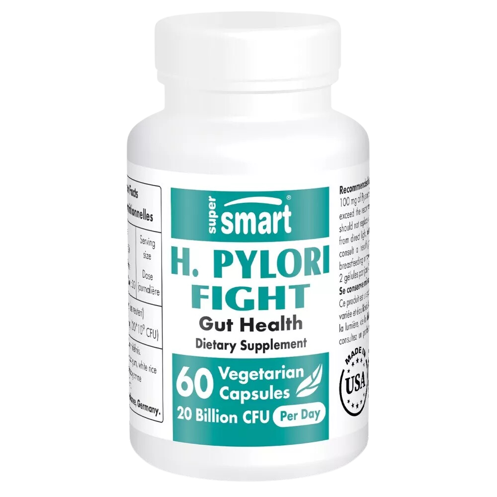 Supersmart Helicobacter pylori FIGHT 60 cápsulas