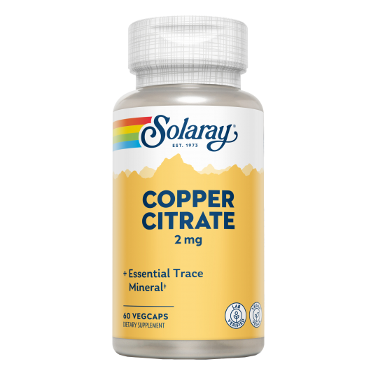 Citrato de Cobre 60 cápsulas de Solaray