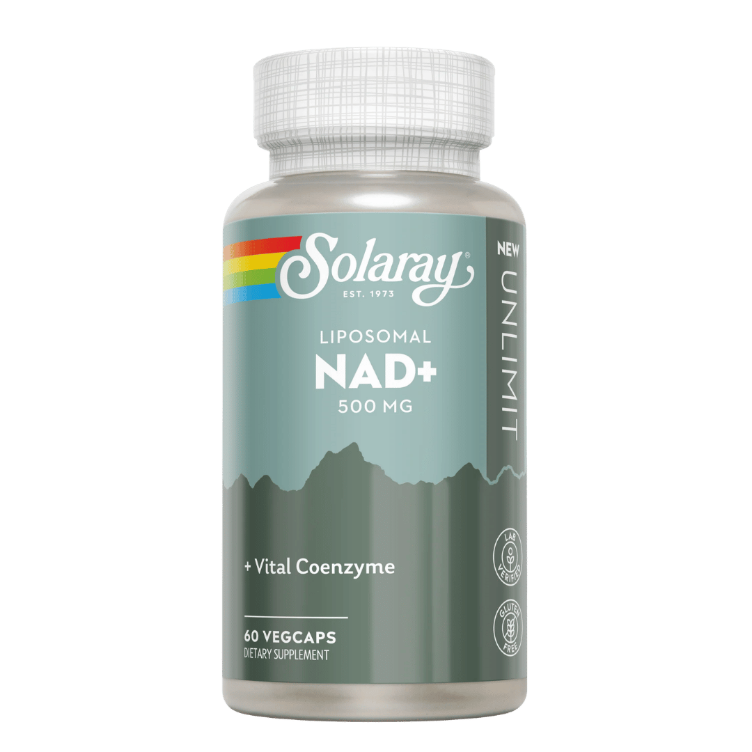 Solaray NAD+ Liposomal Unlimit 500 mg 60 cápsulas