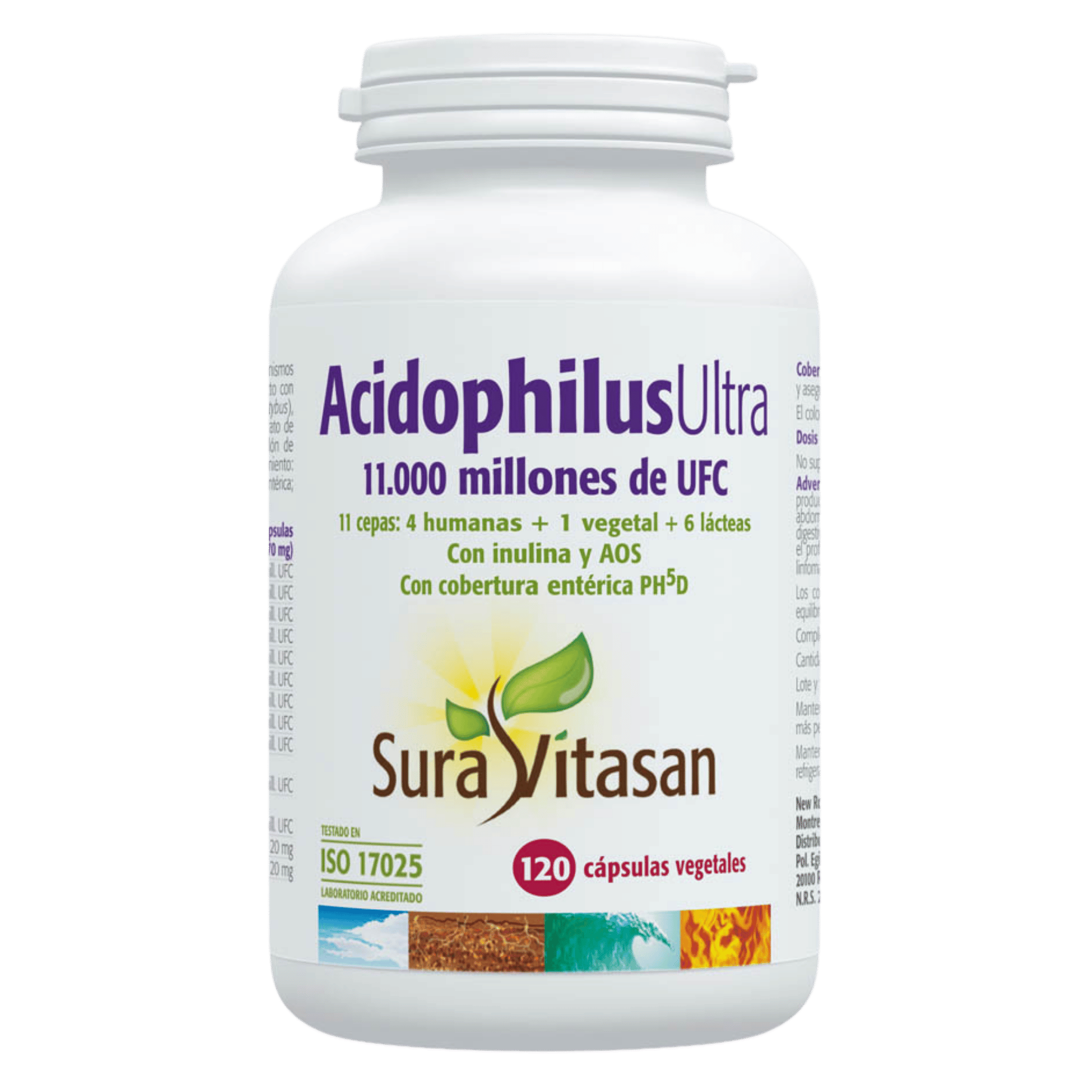 Acidophilus Ultra 120 cápsulas de Sura Vitasan