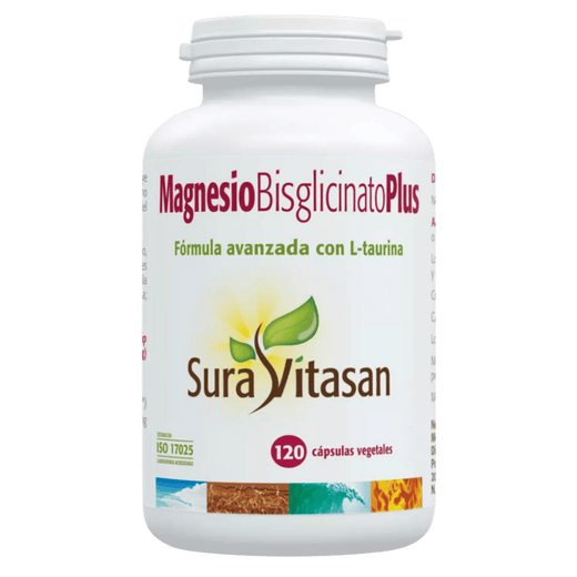 Magnesio Bisglicinato Plus 120 cápsulas de Sura Vitasan