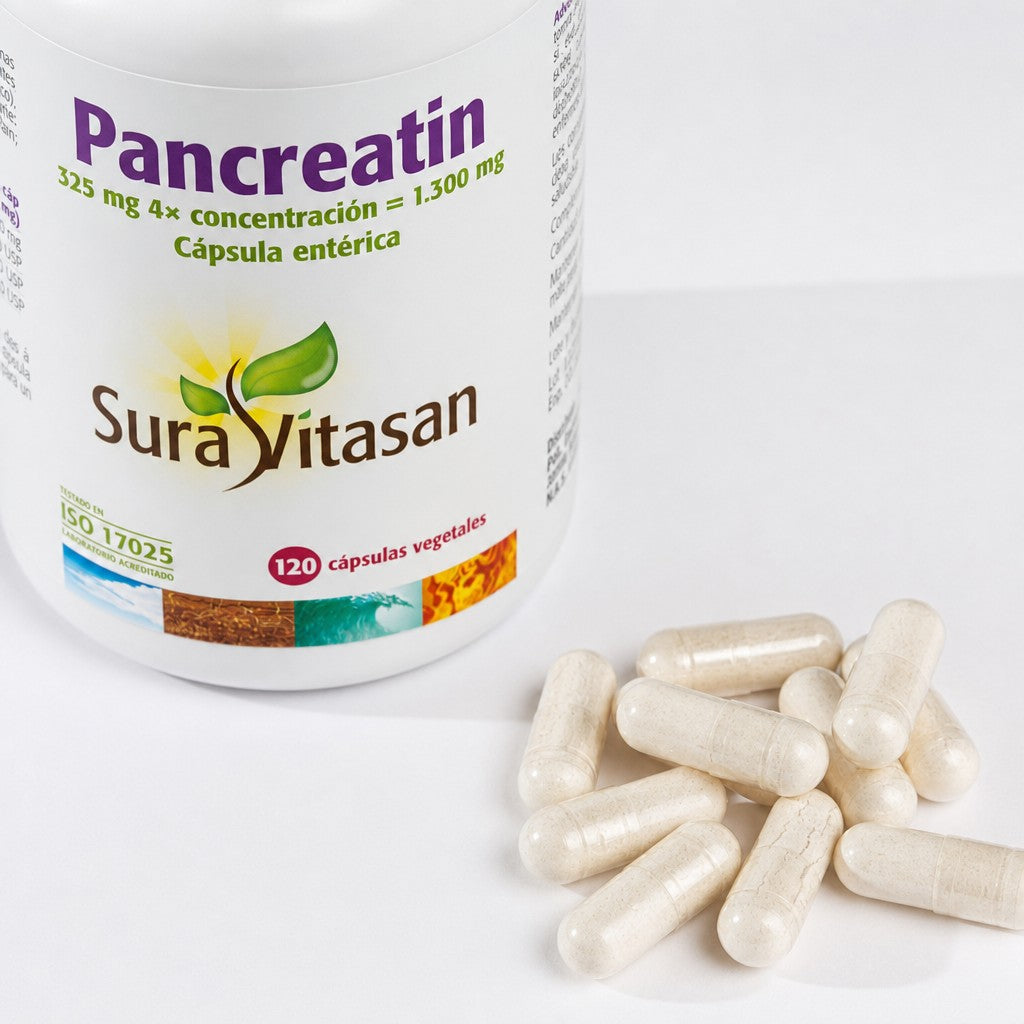 Sura Vitasan Pancreatin 120 cápsulas