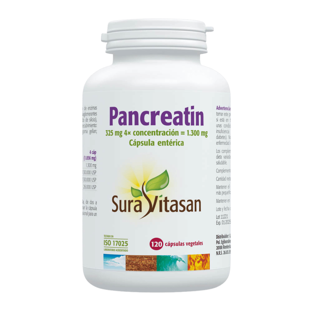 Sura Vitasan Pancreatin 120 cápsulas