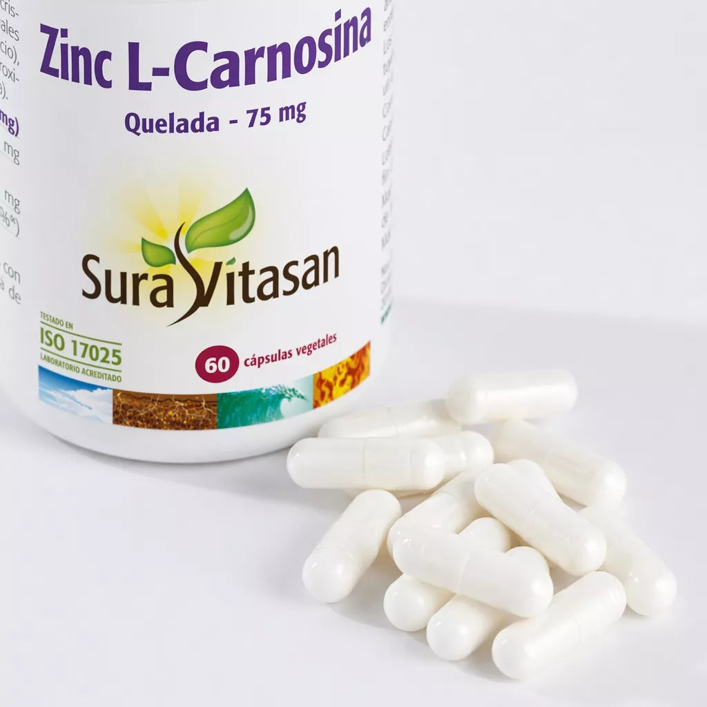 Sura Vitasan Zinc L-Carnosina 60 cápsulas