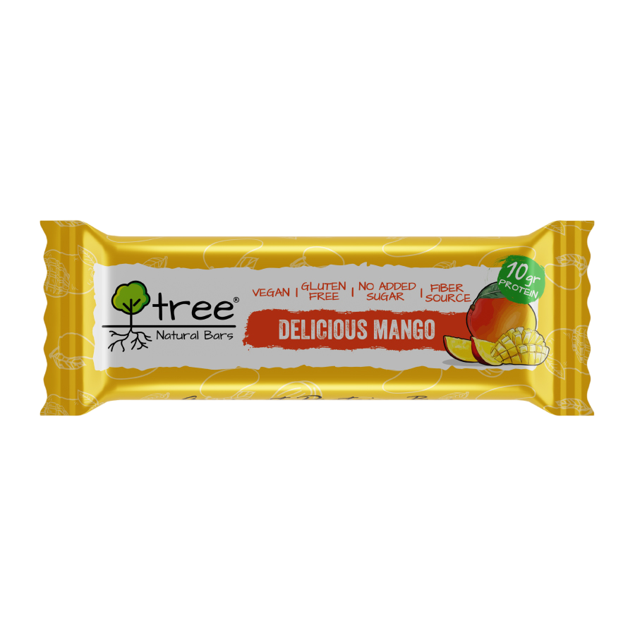 Barrita de proteína Delicious Mango 50 g de Tree Natural Bars